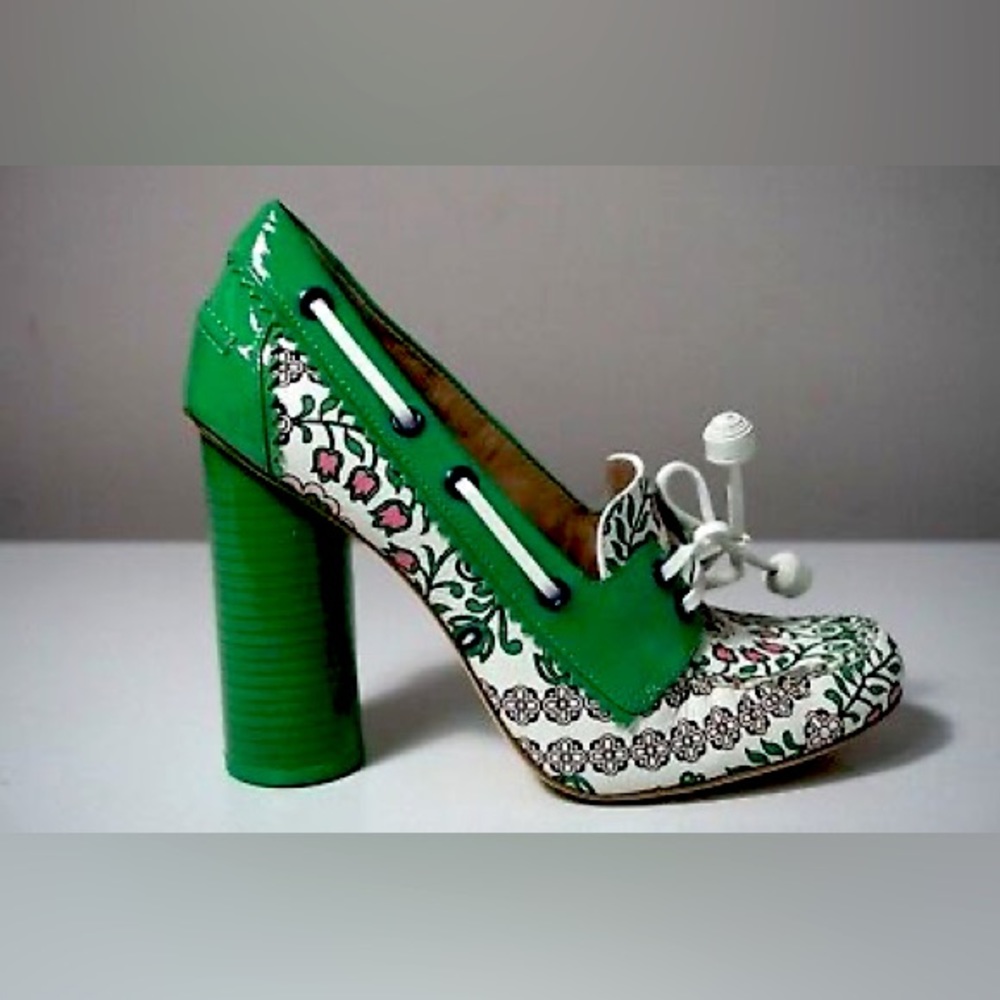 Tory Burch Garden Party Fisher Loafer Pump 7.5